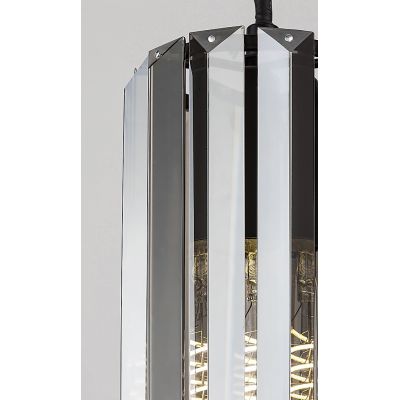 Rabalux Veness lampa wisząca 1x40 W czarna-przydymiona 72254