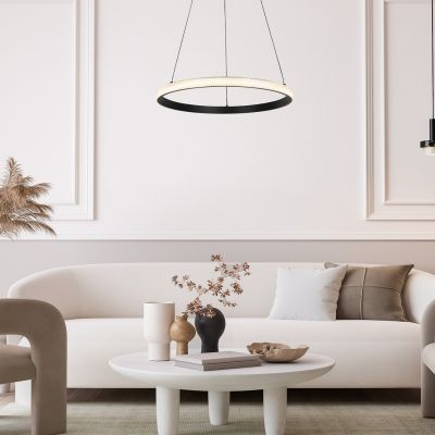 Rabalux Grete lampa wisząca 1x32 W biała-czarna 72258