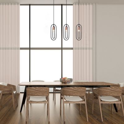 Rabalux Rovier lampa wisząca 3x40 W czarna-miedź 72264