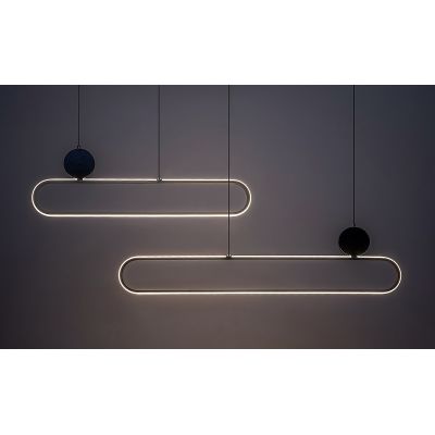 Rabalux Circado lampa wisząca 48 W biała-czarna-złota 72268