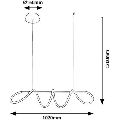 Rabalux Montema lampa wisząca 1x40 W biała-czarna 72269
