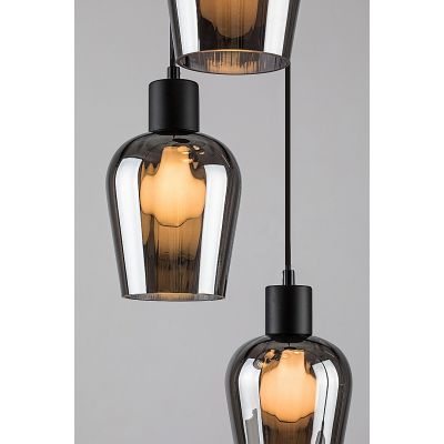 Rabalux Florian lampa wisząca 5x40 W czarna 72272