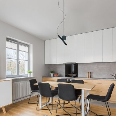 Rabalux Alaric lampa wisząca 1x3 W biała-czarna 72278