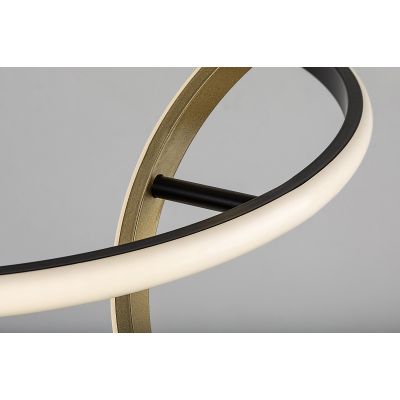 Rabalux Emilion lampa wisząca 1x36 W czarna-złota 72296