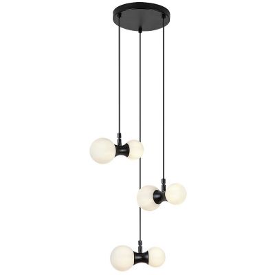 Rabalux Lition lampa wisząca 6x28 W biała-czarna 72300