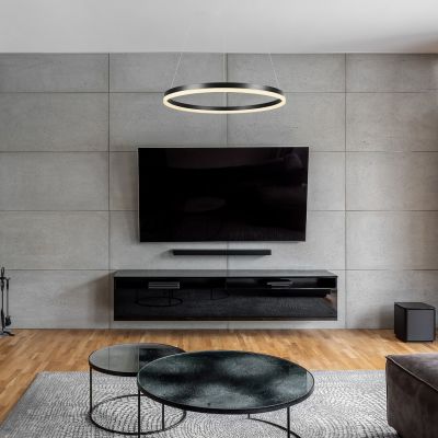 Rabalux Isaure lampa wisząca 1x35 W czarna 72301