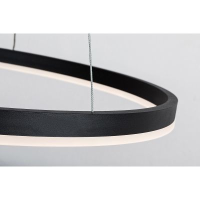 Rabalux Isaure lampa wisząca 1x35 W czarna 72301