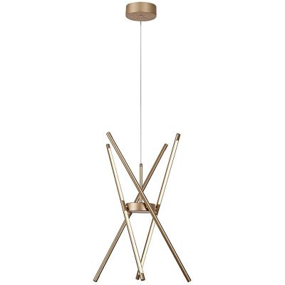 Rabalux Henli2 lampa wisząca 4x40 W biała-złota 72339