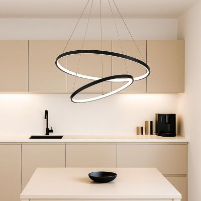 Rabalux Beliza lampa wisząca 1x75 W czarna 72345