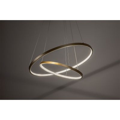 Rabalux Beliza lampa wisząca 75 W złota 72348