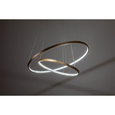 Rabalux Beliza lampa wisząca 75 W złota 72348