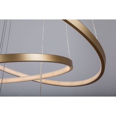 Rabalux Beliza lampa wisząca 3x90 W złota 72349