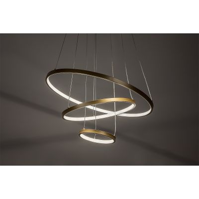 Rabalux Beliza lampa wisząca 3x90 W złota 72349