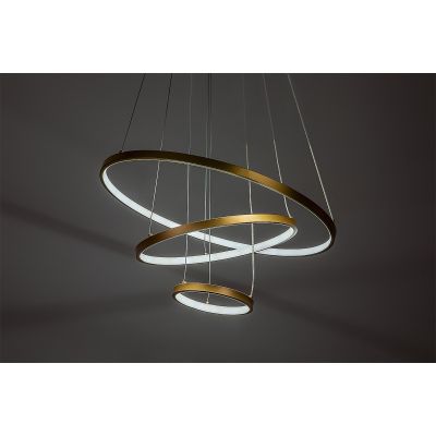 Rabalux Beliza lampa wisząca 3x90 W złota 72349