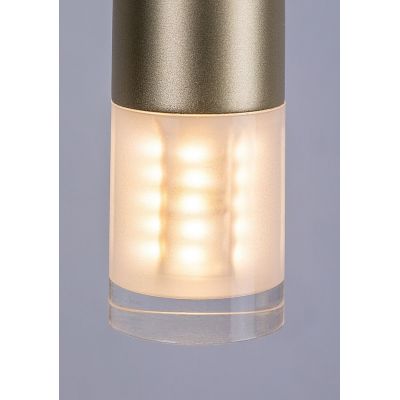 Rabalux Ramira lampa wisząca 1x5 W przezroczysta-złota 72357