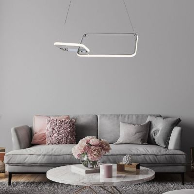 Rabalux Malwen lampa wisząca 2x36 W biała-chrom 72368