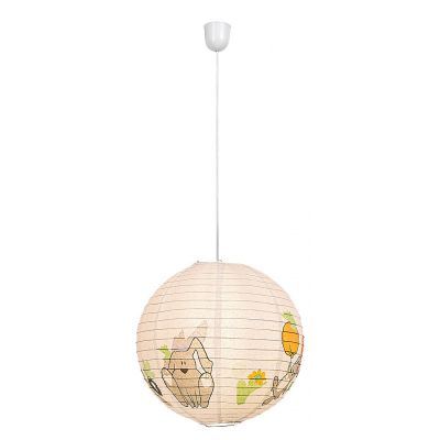 Rabalux Hopply lampa podsufitowa 1x40 W biała-multikolor 72410