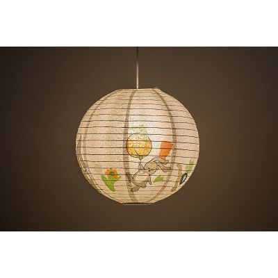 Rabalux Hopply lampa podsufitowa 1x40 W biała-multikolor 72410