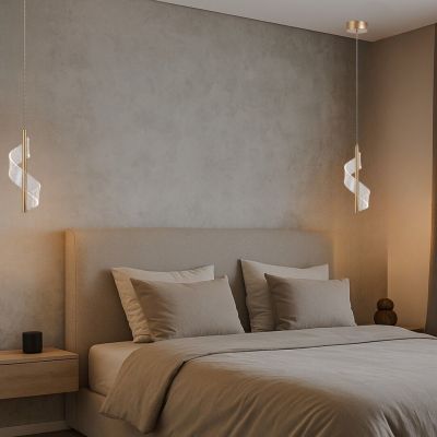 Rabalux Zofrael lampa wisząca 1x6 W złota 72414