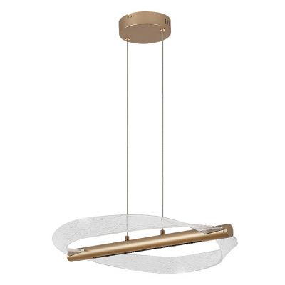 Rabalux Olyssia lampa wisząca 24 W złota 72463