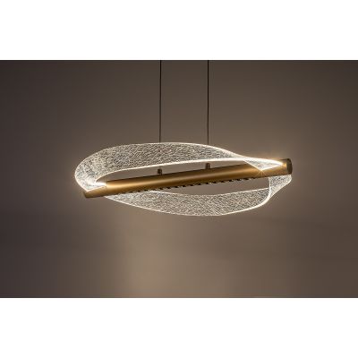 Rabalux Olyssia lampa wisząca 24 W złota 72463