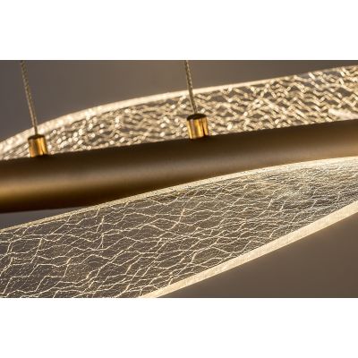 Rabalux Olyssia lampa wisząca 24 W złota 72463