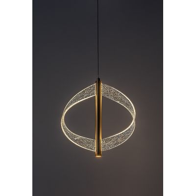 Rabalux Olyssia lampa wisząca 8 W złota 72464