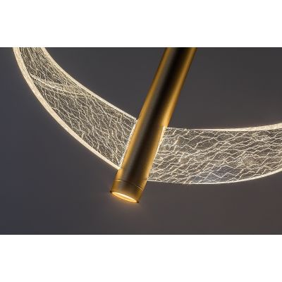 Rabalux Olyssia lampa wisząca 8 W złota 72464