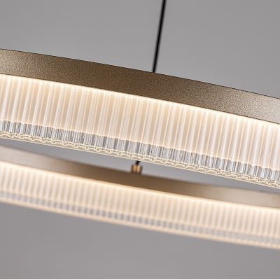 Rabalux Rivona lampa wisząca 24 W złota 72471