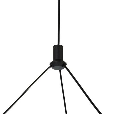 Rabalux Seraphiel lampa wisząca 24 W czarna 72478