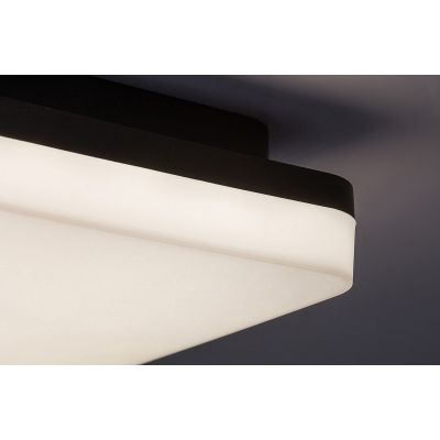 Rabalux Pernik plafon zewnętrzny 1x24W czarny/biały 7250