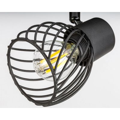 Rabalux Aberama lampa podsufitowa 3x10W czarny mat 73003