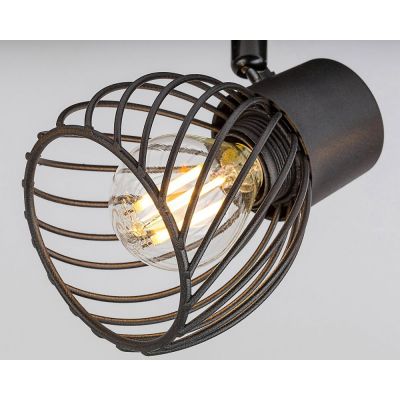 Rabalux Aberama lampa podsufitowa 3x10W czarny mat 73003