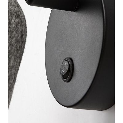 Rabalux Farelia kinkiet 1x10 W czarny-szary 73005