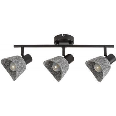 Rabalux Farelia lampa podsufitowa 3x10 W czarna-szara 73007