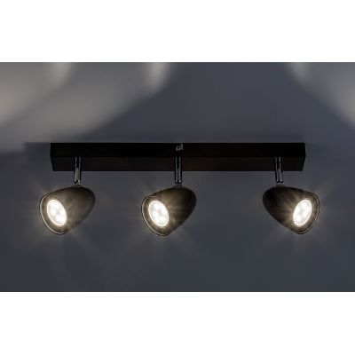 Rabalux Perico lampa podsufitowa 3x5 W czarna 73019