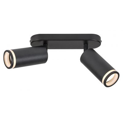 Rabalux Senobia lampa podsufitowa 2x35 W czarna 73034