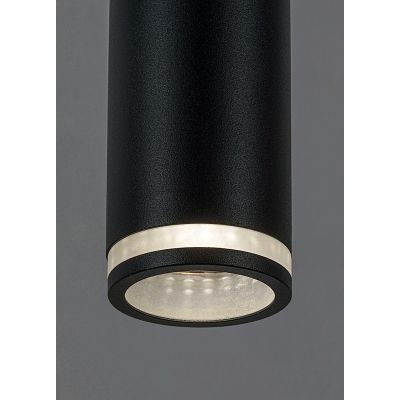 Rabalux Senobia lampa wisząca 1x5 W czarna 73036