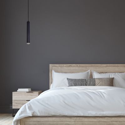 Rabalux Senobia lampa wisząca 1x5 W czarna 73036