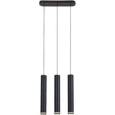 Rabalux Senobia lampa wisząca 3x5 W czarna 73037