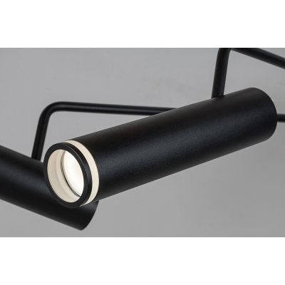 Rabalux Senobia lampa podsufitowa 5x35 W czarna 73040