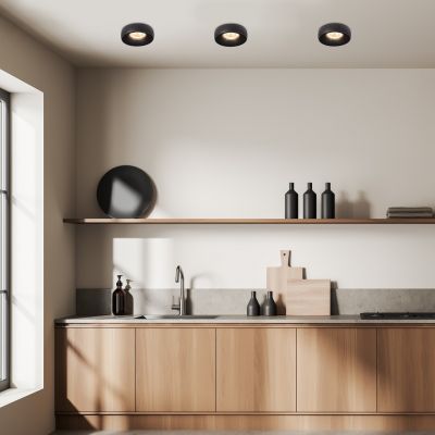 Rabalux Luiza lampa podsufitowa 1x25 W czarna 73042