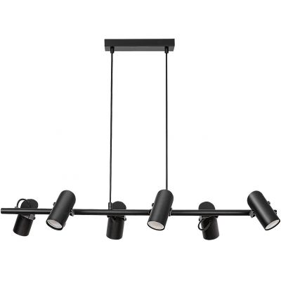 Rabalux Maximilian lampa wisząca 6x25 W czarna 73045