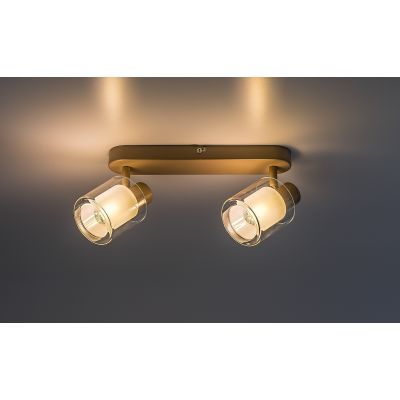Rabalux Mirral lampa podsufitowa 2x15 W beżowa 73064
