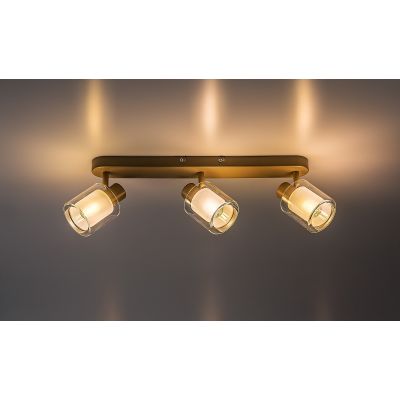 Rabalux Mirral lampa podsufitowa 3x15 W beżowa 73065