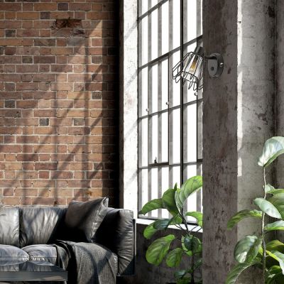 Rabalux Emerencia kinkiet 1x40 W czarny-przydymiony 73067