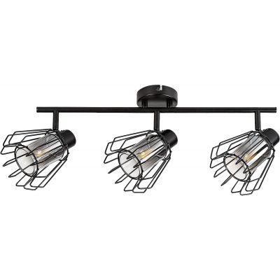 Rabalux Emerencia lampa podsufitowa 3x40 W czarna-przydymiona 73069