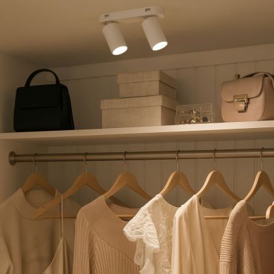 Rabalux Yorli lampa podsufitowa 2x7 W biała 73086