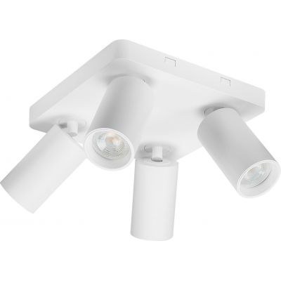 Rabalux Yorli lampa podsufitowa 4x7 W biała 73088