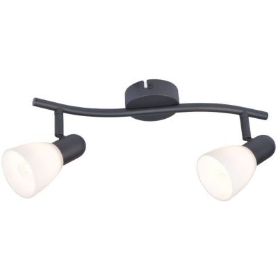 Rabalux Soma lampa podsufitowa 2x40 W czarna 73092